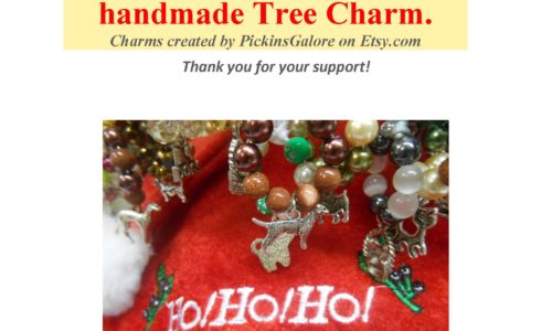 Handmade Christmas Tree Charms poster