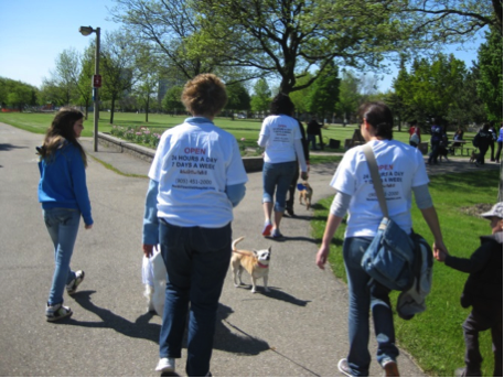 Brampton Lions Foundation of Canada Purina Guide Dogs Walkathon participants